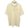 MONOCROM Short Sleeve Polo Shirt XL Cream Type Men's Used