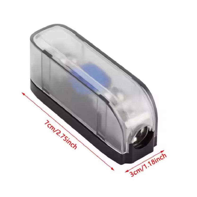 Plug-In Amplifier Fuse Holder 30-150A Car Power Cord Audio Modified Fuse Holder Fuse Holders1