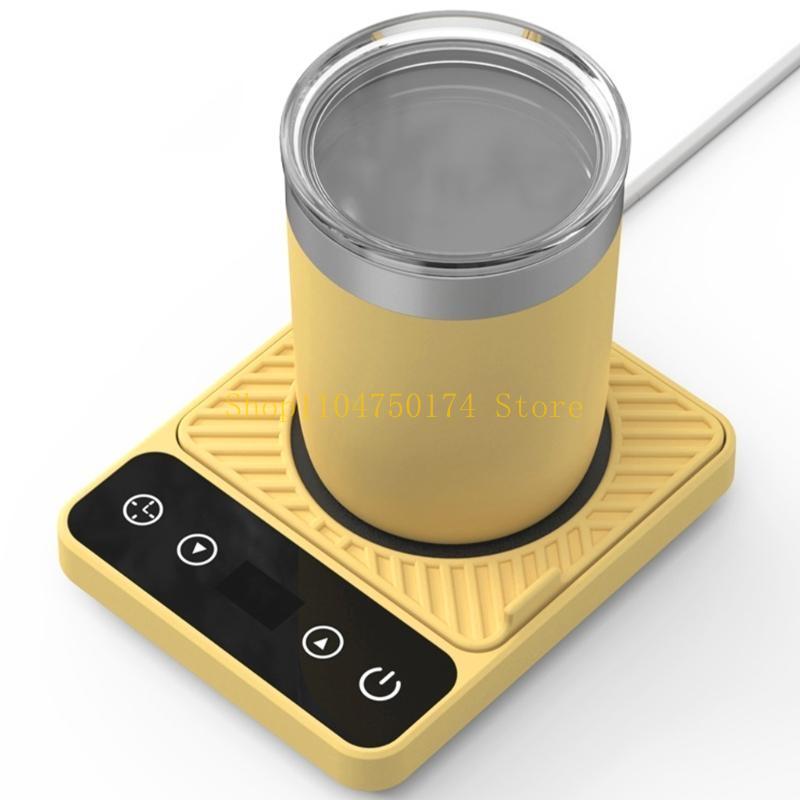 9 Stage Adjustable Coffee Warmers Pad Maintains 55℃ Temperature Metal Plastic Heating Base European Compliant Appliance top sale