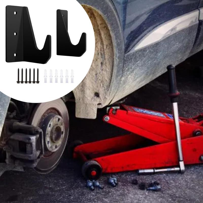 Сверхпрочное настенное крепление для подставок, Стойка для хранения гидравлической тележки, Кронштейны-органайзер для гаражных инструментов, Держатель для подставок