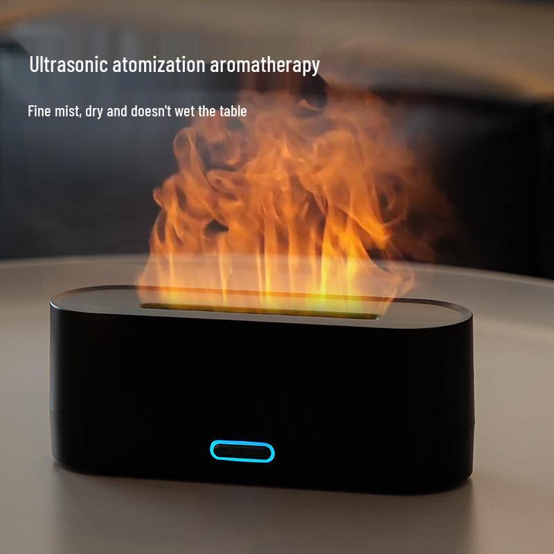 Красочный пламенный аромадиффузор-увлажнитель USB для дома и отеля