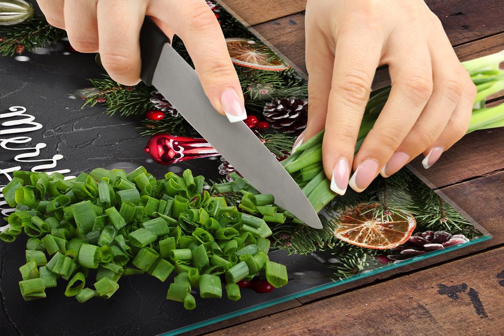 Glass stovetop protector 70x52 Christmas