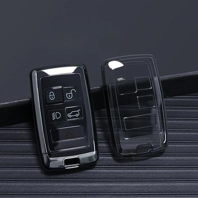 Прозрачный чехол-брелок из ТПУ для автомобильного ключа Land Rover Range Rover Sport Velar Evoque Freelander Discovery Jaguar XF XJ XJL XE