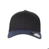 Casquette De Baseball - Flexfit - WOOLY COMBED - Noir / Marine - Mixte - Printemps / Été