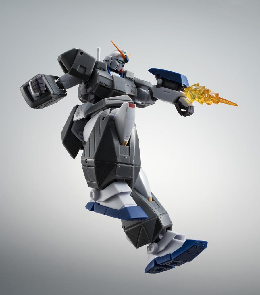 TAMASHII NATIONS ROBOT SPIRITS Mobile Suit Gundam War in the Pocket Gundam Chobham Armor 125mm ABS PVC Painted Action Figure 0080 <SIDE MS> RX-78NT-1