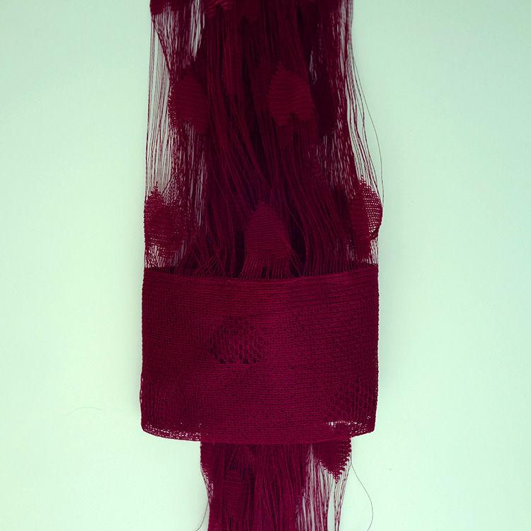 Романтическая занавеска с линией любви, занавеска на дверь с кисточками, милая занавеска с персиковым сердечком, перегородка, подвесная занавеска (1 шт.)