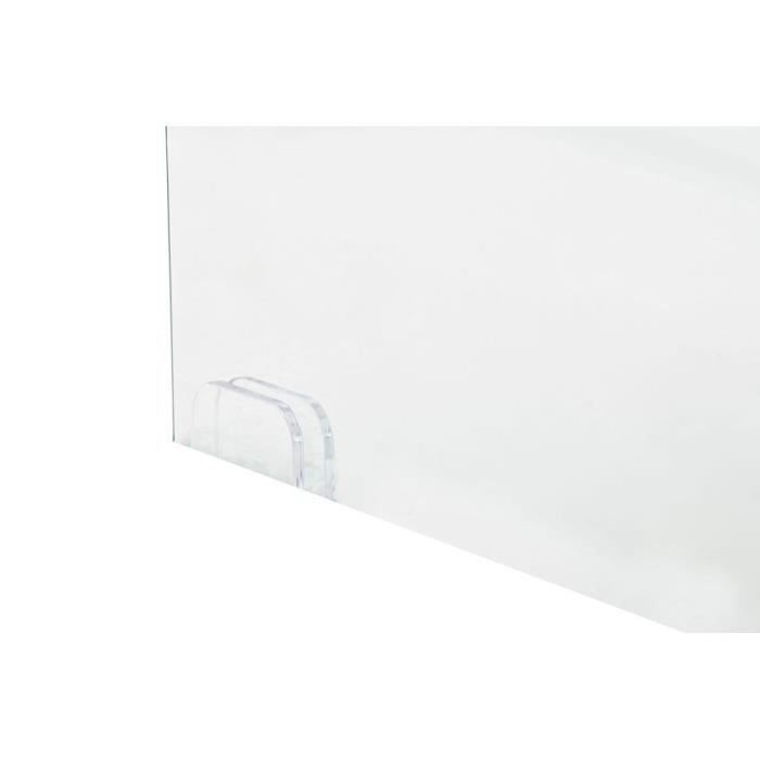 Низкий буфет - Натуральный - МДФ - Закаленное стекло - 120 x 44 x 120 см - Современный