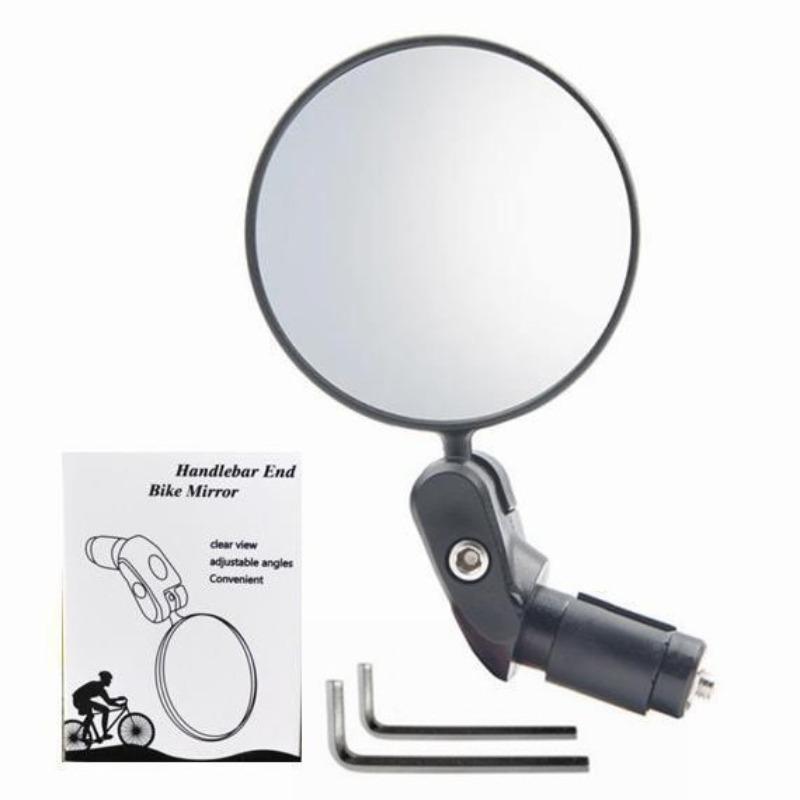 Bicycle Rearview Mirror Foldable Convex Rearview Mirror for Mountain and Road Bikes Universal Reflective Mirror Cycling Equipment