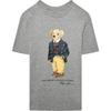 Polo SS23 Logo Bear Print Casual Crew Neck Short Sleeve T Shirt Men T Shirts Gray 710852300-024