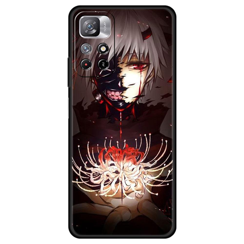 Чехол для Xiaomi poco x3 pro x3nfc pocox3pro mi 12 12pro 12x 11 lite 11t Funda 11ultra 9t 10t, чехол Tokyo Ghoul Equinox Flower