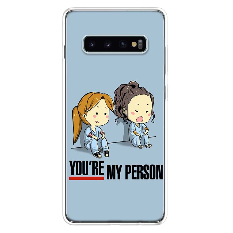 Greys Anatomy Phone Case For Samsung Galaxy S26 S25 Edge S24 S23 Ultra S22 Plus S21 S20 FE Soft TPU Back Cover Funda Galaxy S25