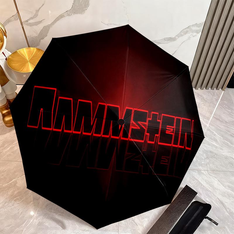 Известная немецкая рок-хэви-метал группа Rammstein Тилль Линдеманн Зонт, портативный железный зонт, незаменимый для путешествий и кемпинга H16