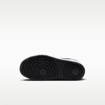 Nike Кроссовки Court Borough Low Recraft Белые Черные (PS)