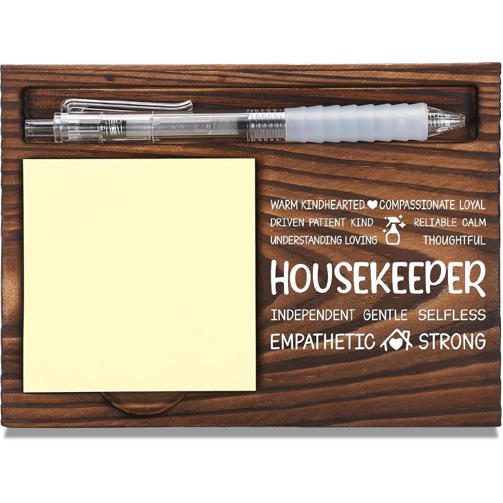 para Appreciation Gifts, Thank You Gift for Paraprofessional, Paraprofessional Office Coworkers Staff Appreciation Gifts, Sticky Note Holder Wooden