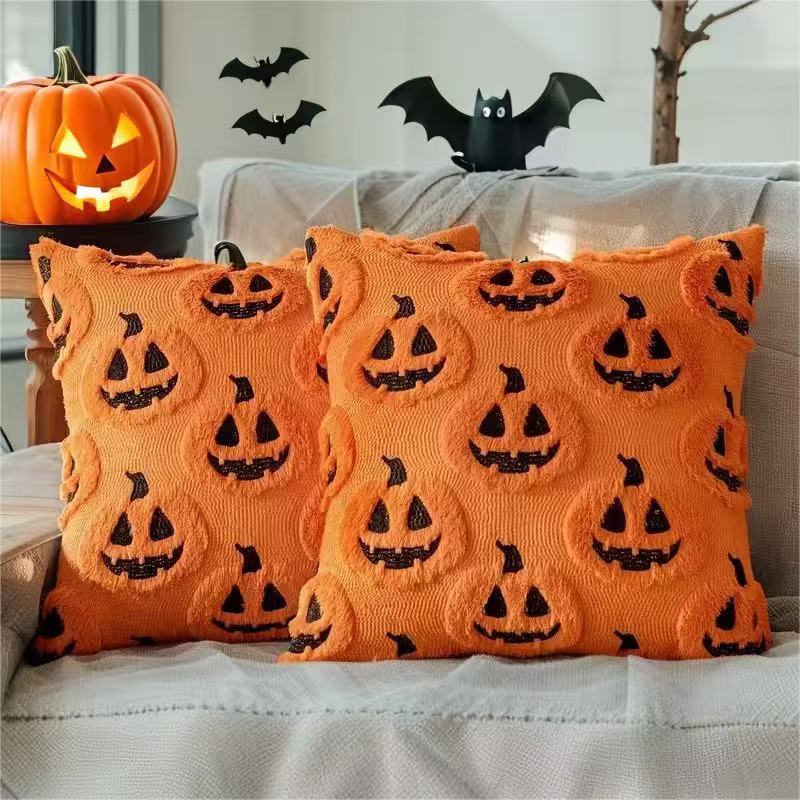 Home Decor Polyester Throw Pillow Cover Soft Solid Color 40*40 45*45cm Square Pillow Case for Couch Sofa Decorative Pillows
