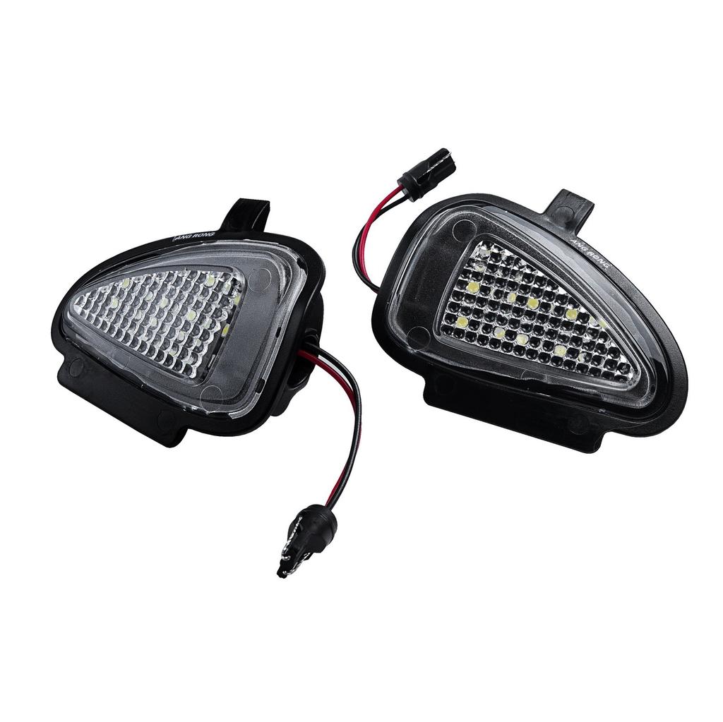 2x Under Mirror LED Puddle Light For VW Golf MK6 Jetta MK4 Passat Eos Sharan Touran Tiguan