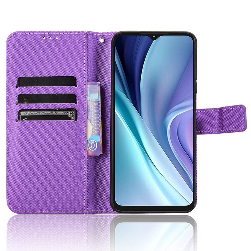 Для itel A50 Чехол Текстура бриллианта Искусственная кожа Чехол для телефона