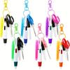 Nurse Badge Pen Tool Set, 1 Set Retractable Ballpoint Pen with Mini Folding Stainless Steel Safety Scissors for Nurse Doctor Daily Use