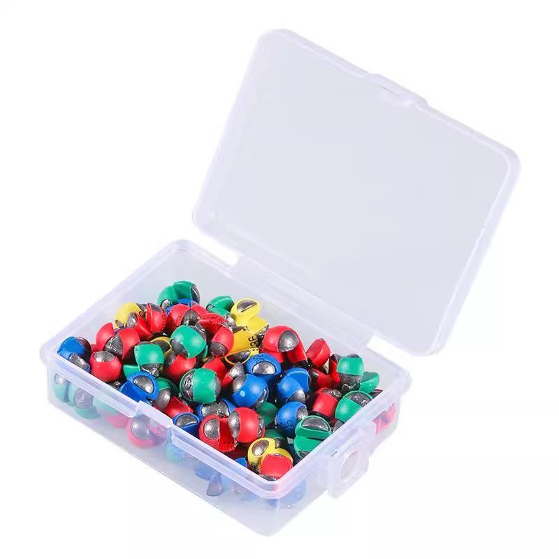 Yizhan Lion Line Устойчивый к укусам резиновый зажим и набор грузил для ловли с плота - Водонепроницаемый инструмент для поиска дна.