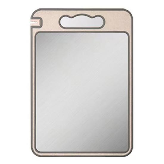 Двусторонняя разделочная доска с ручкой Разделочная доска из нержавеющей стали для мяса