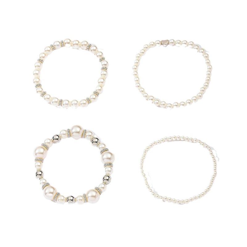 Браслет из жемчуга любви, горячо продаваемое украшение, персонализированная мода, простой браслет из бусин особой формы, надетый слоями