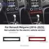 Мягкая карбоновая наклейка для Renault Megane 4 2016 2017 2018 2019 2020 2021 2022-2025, многофункциональная кнопка центральной консоли автомобиля.