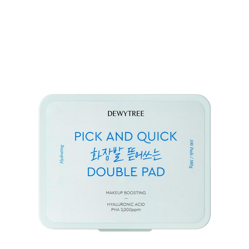 Двойные салфетки для снятия макияжа со стоп Deweytree Pick&Quick 380 г, 100 шт., 2 шт.
