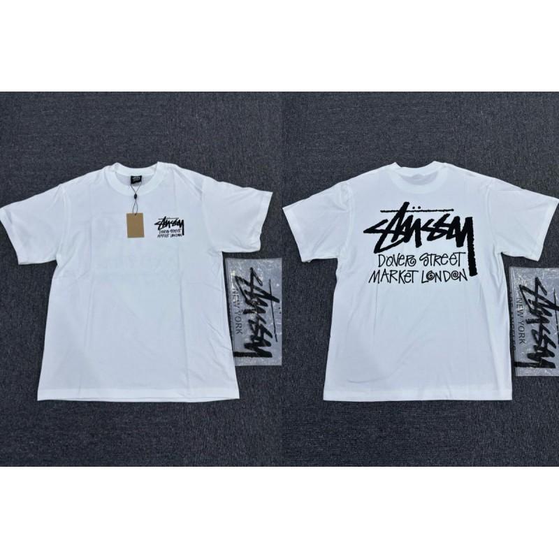 Mens Loose Fit Cotton Short Sleeve T-Shirt Heavyweight 230g Printed Tee Casual Wear