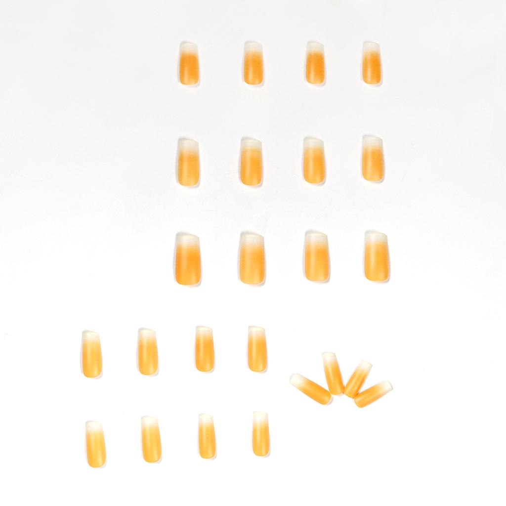 Лимонад Летняя одежда Ногти Готовые Накладные ногти Пластырь для ногтей Пластырь для ногтей Пластырь для накладных ногтей