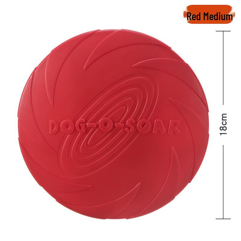 DOG-O-SOAR Bite-Resistant Floating Silicone Dog Frisbee Toy