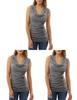 Gothic Style Womens T Shirt With Splicing Design For Streetwear And Casual Wear