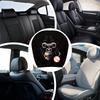 Хэллоуин Принт Чехол на подголовник автомобиля 2 шт. Ледяной шелк Чехол на подголовник автомобильного сиденья Защита для детского сиденья Аксессуары Декор салона