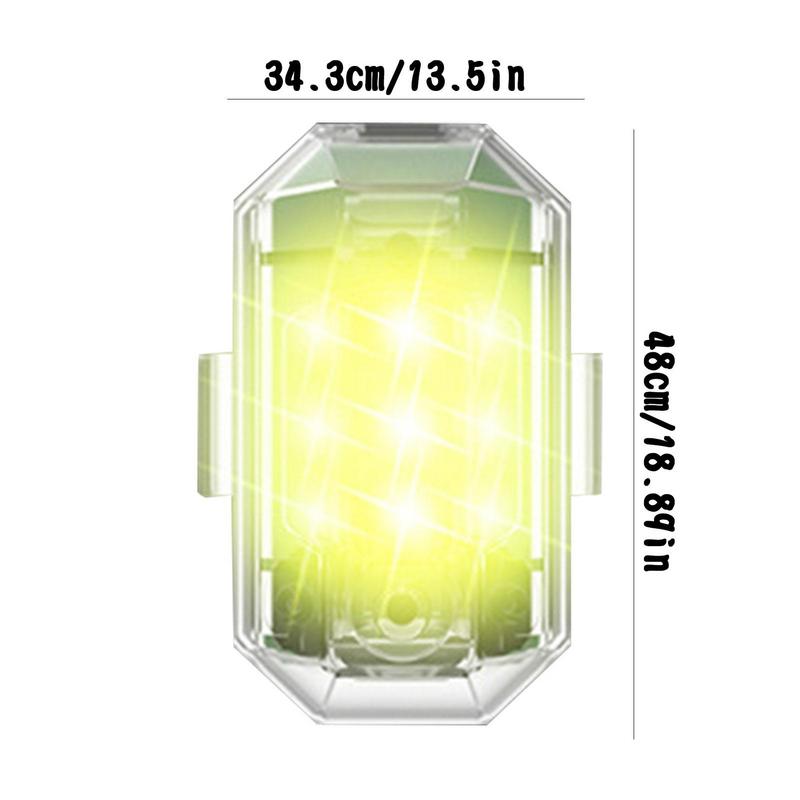 Светодиодные стробоскопы для мотоциклов, ночные огни для дронов, предупреждающие о столкновении, сигнальные огни для полета, мигающие предупреждающие огни