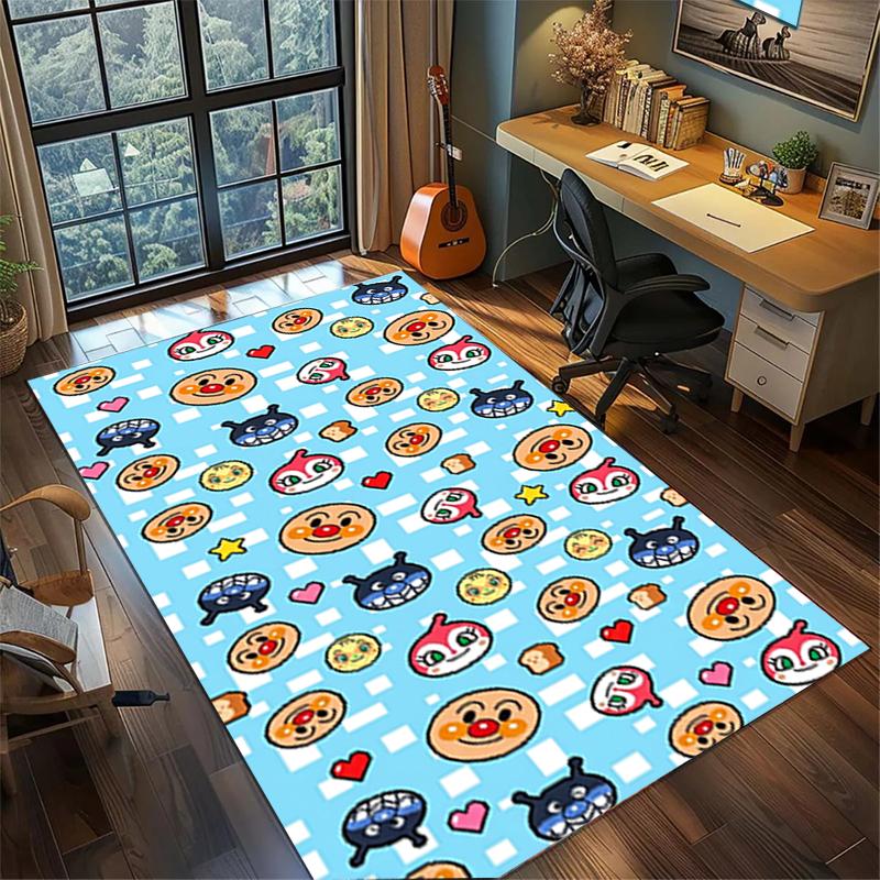 Non Slip Washable Bread Superman Rug Large Area Carpet for Bedroom Gamer Room Home Decor