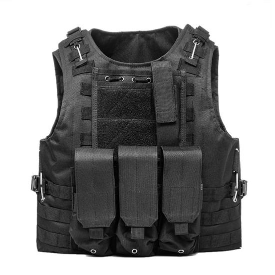 Тактический жилет для детей и взрослых, регулируемый, тренировочный, защитный, с множеством карманов, боевой жилет для охоты, активного отдыха, страйкбола, пейнтбола, косплея