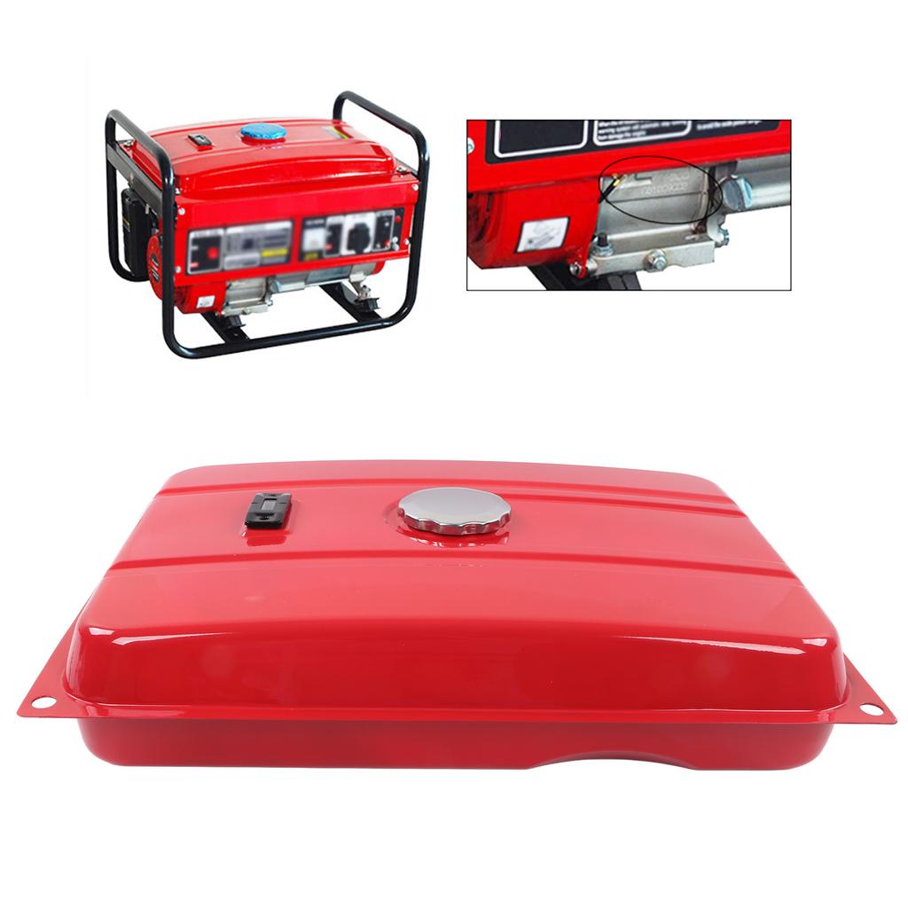 Топливный бак генератора прямоугольный красный сверхмощный генератор канистра масляный ящик 5,8 галлона