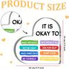 "It Is Okay To Be Yourself" Heart - Mental Health Gift for Counseling Offices & Classrooms
