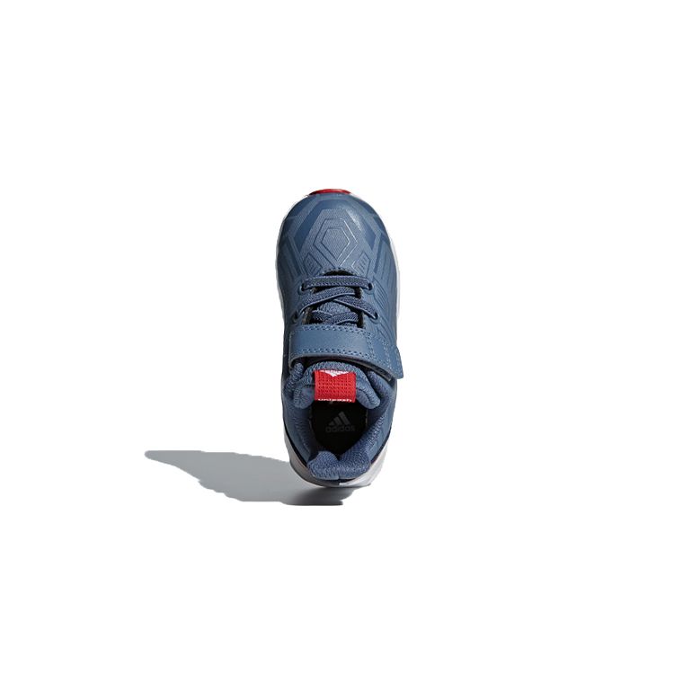 Adidas Rapida Run Avengers Casual Comfortable Breathable Low-Top Walking Shoes Baby Shoes Blue Red AH2652