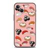 Роскошный мягкий чехол из ТПУ для iPhone 17 Air 16E 16 11 15 14 Pro MAX 12 13 7 8 Plus X XR XS SE 2022 Чехол Милый Мультяшный Суши