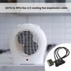 Cooling Fan Adapter Cable 15Pin to 4Pin 12V PC Case Fan Power Adapter Cable Connector for Computer Cooling Fan