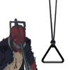 Anime Chainsaw Man Volkner Pochita Necklace Cosplay Leather Chain Triangular Pull Ring Pendant Choker Jewelry Accessories Gift