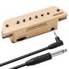 AMUMU SP60BCM Magnetic Passive Soundhole Humbucker Pickup for Acoustic Guitar