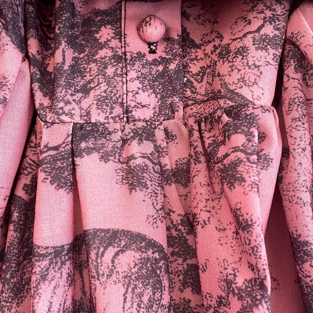 Винтажное платье с принтом, женское платье-рубашка трапециевидной формы с короткими рукавами и лацканами, женские элегантные летние длинные халаты трапециевидной формы, Vestidos