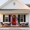 4th of July Patriotic Door Banners Outdoor Patriotic American Flag Hanging Porch Sign for Independence Day Memorial Day Decor