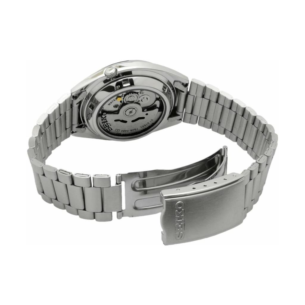 Seiko 5 Автоматический Механический Механизм Стальной Ремешок Часы Мужские Часы Синий Циферблат SNXS77