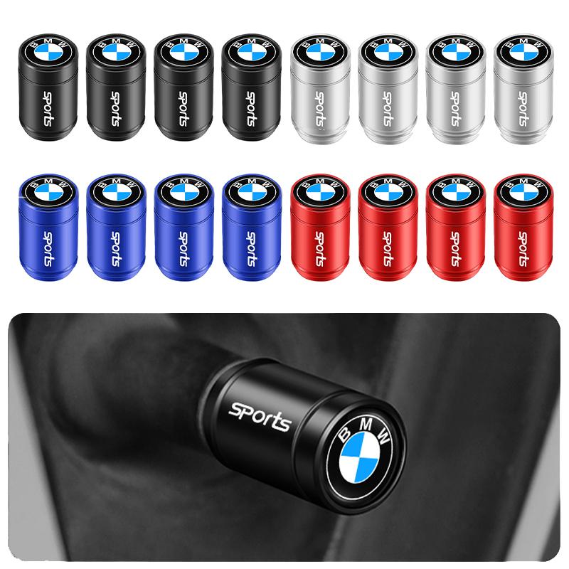 4Pcs Car Wheel Tire Valve Stems Caps For BMW M Performance E46 E90 E60 F10 F30 E39 E36 F20 E87 G30 E92 E91 X5 FZ7