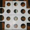 50Pcs New White Cardboard 2x2 Mylar Coin Holders with Storage Box Holder Cardboard Coin Holders Storage Case 17.5-40mm