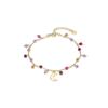 Bracelet - Tryx - Argent 925 - Cristal Multicolore - Or Jaune 18K - 16 Cm + 3 Cm D'extension