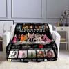 K-PopT- Taylor-S-Swift Blanket - Fan Gift - Suitable for Home, Leisure, Camping, and Travel - Multifunctional Blanket