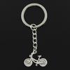 Fashion 30mm Key Ring Metal Key Chain Keychain Jewelry Antique   Plated Bicycle Bike 26x18mm Pendant